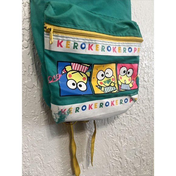 Vintage Keroppi Authentic Travel Bag Original 1988-1996 Sanrio CO. Rare main image 10